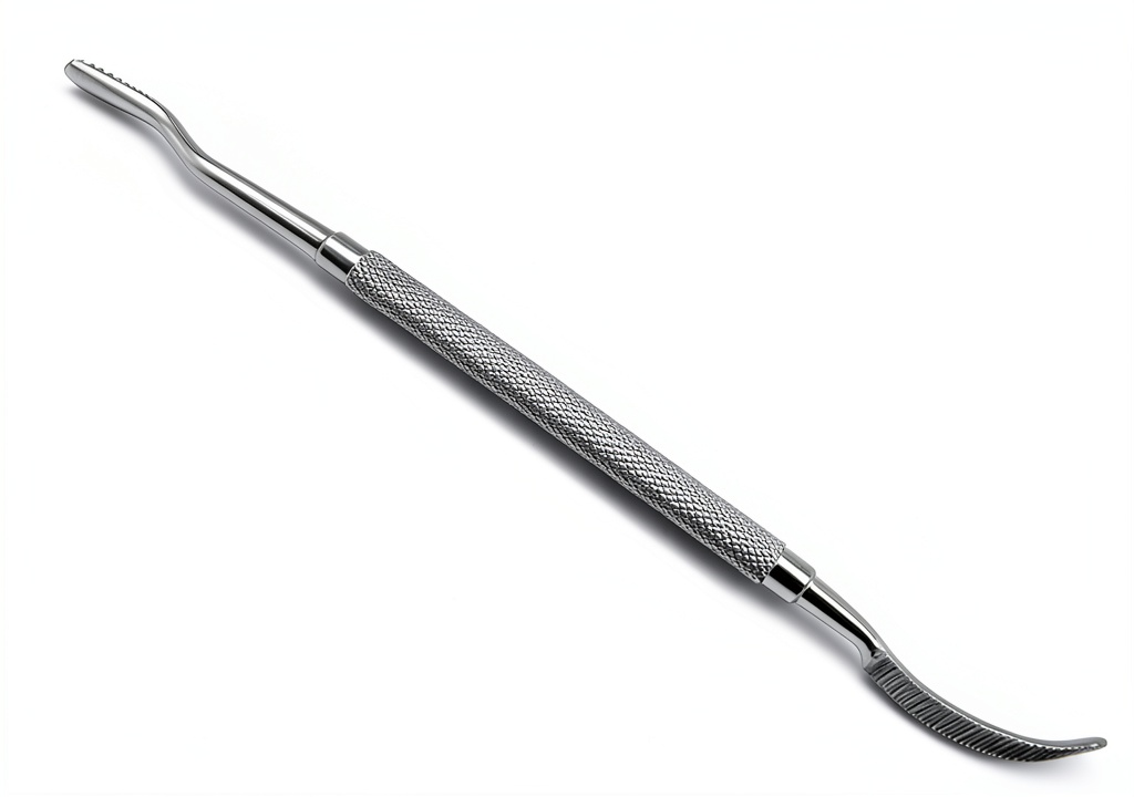 Premium Instruments dental bone file in a surgical setting