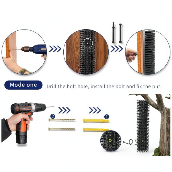 Sayutie Livestock Brush Durable Plastic Grooming Tool-3