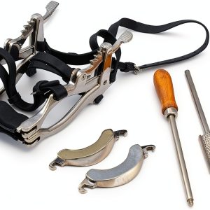 Equine Dental Float Rasp Horse Speculum Gag Leather-0