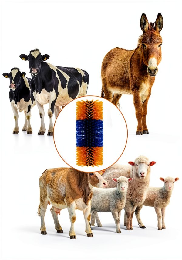 Sayutie Livestock Scratch Brush Durable Plastic Grooming-4