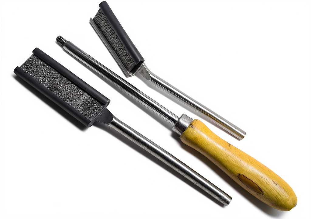 'Premium Instruments Dental Float Rasp showing stainless steel construction and polished finish'