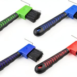 BOTH WINNERS Horse Hoof Pick Set 4 Colors Rubber Grip-0