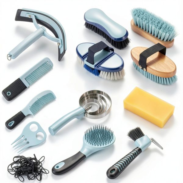 Rouisxue Horse Grooming Kit Premium Tools Complete Set-5