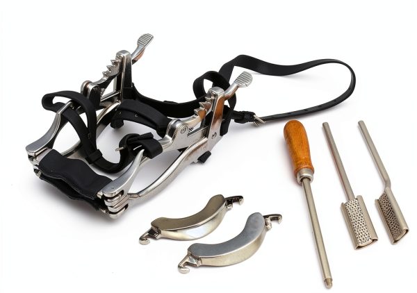 Equine Dental Float Rasp Horse Speculum Gag Leather-1