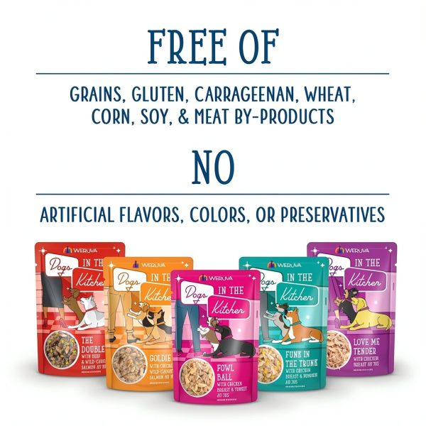 Weruva Dog Food Pouches Variety Pack Natural Proteins-6