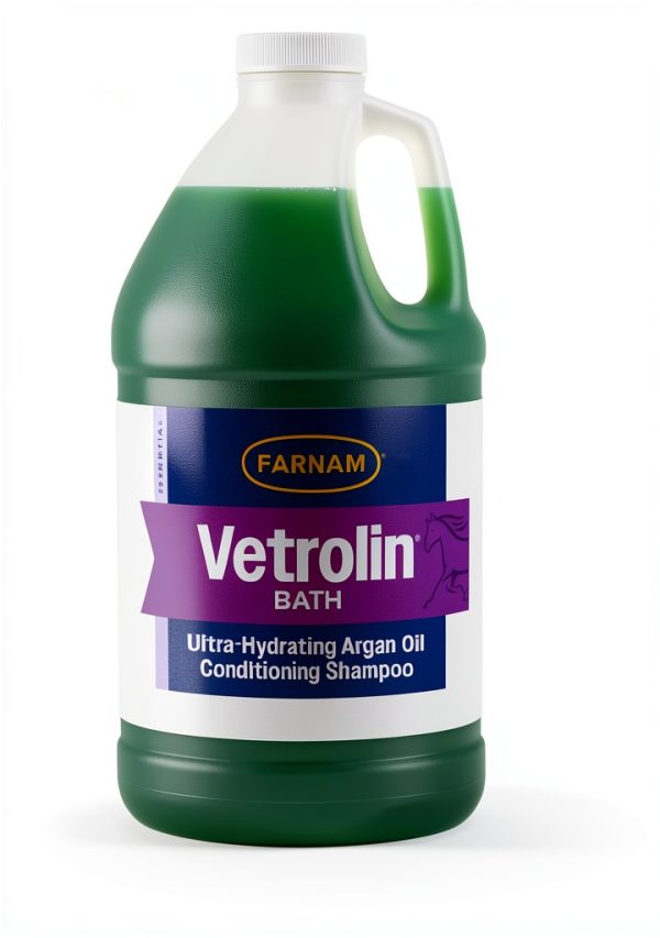 Vetrolin Bath Shampoo for Horses and Dogs Hydrating Formula-11