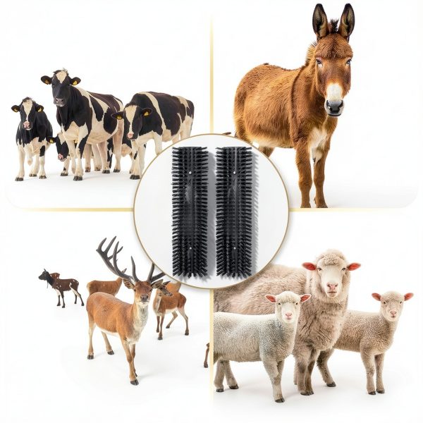 Sayutie Livestock Brush Durable Plastic Grooming Tool-5