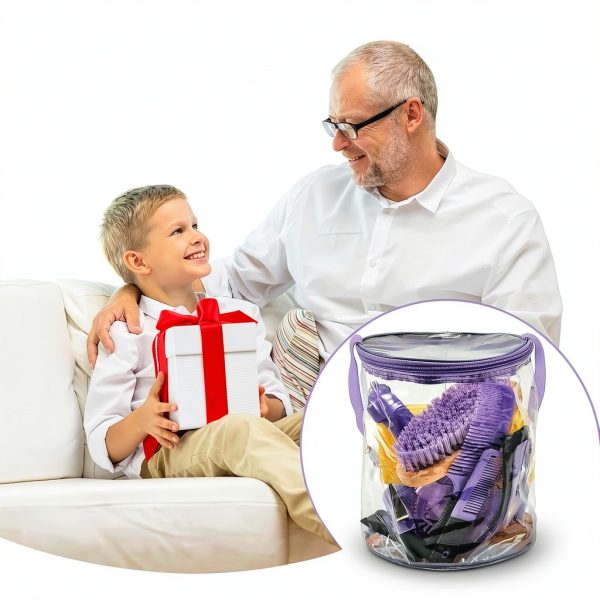 Cunhill Horse Grooming Kit Tote Bag Brushes Combs Supplies-6