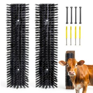 Sayutie Livestock Brush Durable Plastic Grooming Tool-0