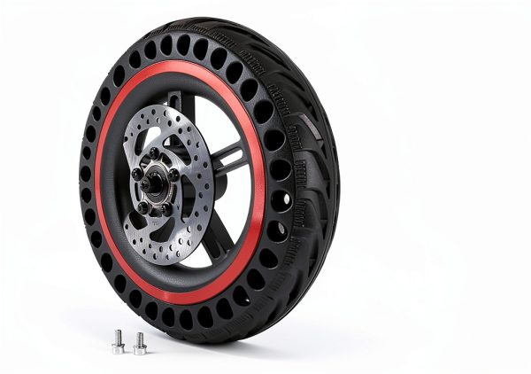QnQ 8.5 Inch Scooter Wheel Solid Tire Aluminum Hub for 110mm-1
