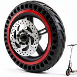 QnQ 8.5 Inch Scooter Wheel Solid Tire Aluminum Hub for 110mm-0
