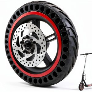 QnQ 8.5 Inch Scooter Wheel Solid Tire Aluminum Hub for 110mm-0