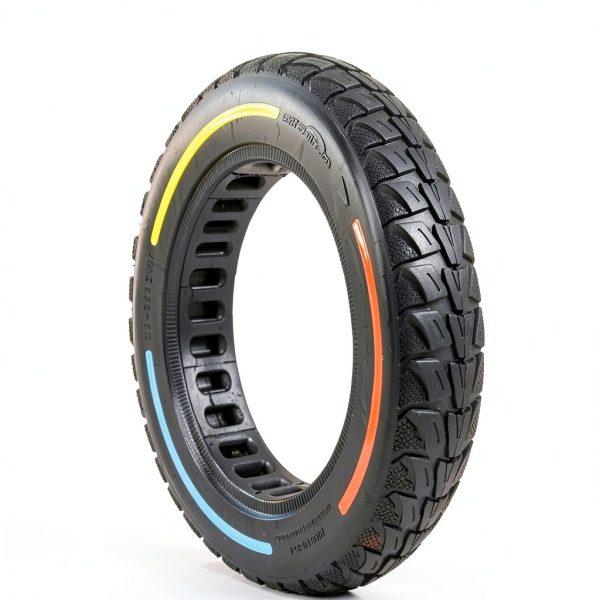 TOCBEUU 10X2.125 Solid Tire for Electric Scooters Black Non Slip-5