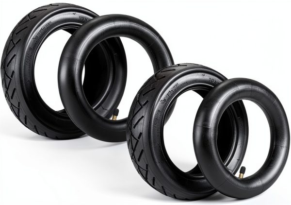10x2 Inner & Outer Tube by TOCBEUU 2mm Thick Puncture‑Free Black Set-0