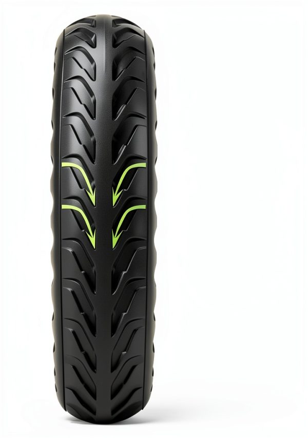 BABEJIA 8.5x2 City Lite Solid Scooter Tire Black 2-Pack-4