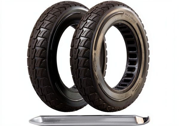 TOCBEUU 10X2.125 Solid Tire for Electric Scooters Black Non Slip-0