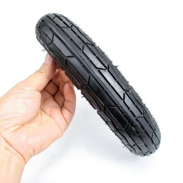 YLQYYH 10-inch Scooter Wheel 100/80R10 Directional Tire 2in Width-2
