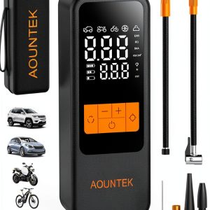Tire Inflator AOUNTEK Portable Compressor Q16 150 PSI Digital LCD-0