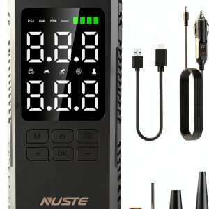 Tire Inflator Portable Air Compressor NUSTE 150PSI Battery Powered-0