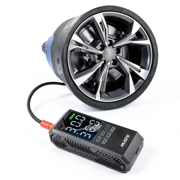 Tire Inflator Portable Air Compressor NUSTE 150PSI Battery Powered-3
