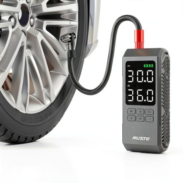 Tire Inflator Portable Air Compressor NUSTE 150PSI Battery Powered-5
